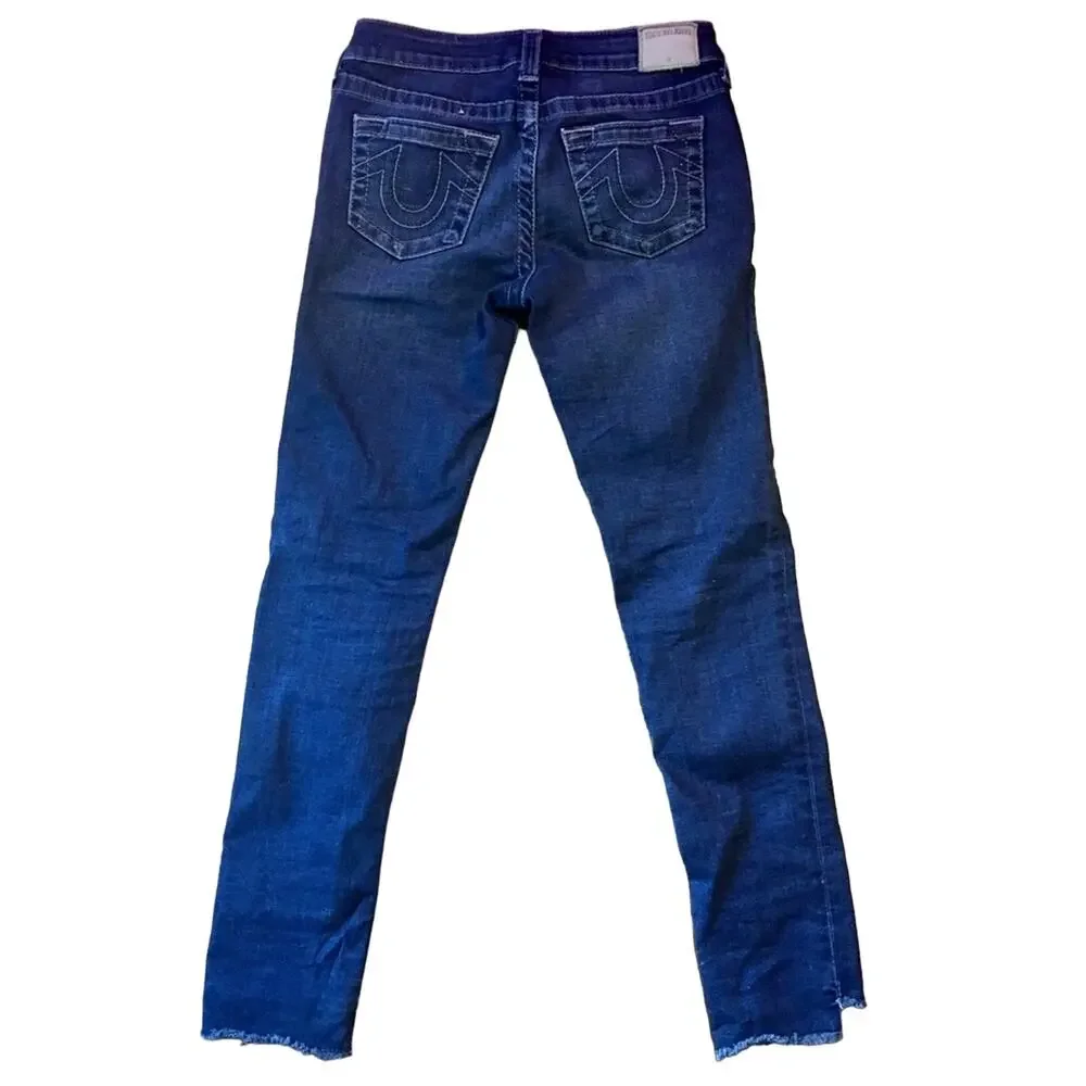 Girl Casey Skinny Raw Edge Jeans
